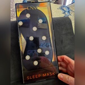 NEW SET OF: 1 Sleep Mask, 1 JADE Roller, 3 Crystal Nail Files